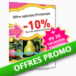 prospectus de promotion et soldes en jardinerie et pepinieres paysagiste, fleuriste
