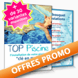 Flyer pas cher piscine A5 avec offres promo en recto verso