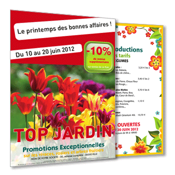 Personnaliser et commander Crez votre flyer A5 Recto-Verso avec pastille