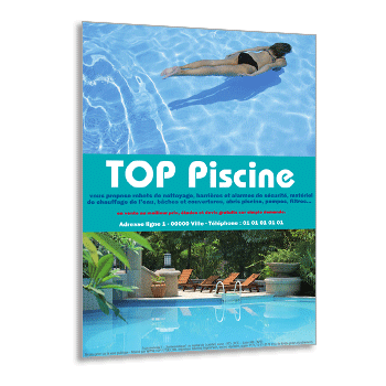 Personnaliser et commander Flyer dtente avec une piscine en bton