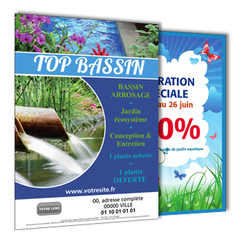 Commande  fressain, Flyer A5 Recto-Verso pour offre spciale jardin