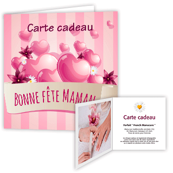 Personnaliser et commander Carte bon cadeau - Soins du Visage & Institut de beaut