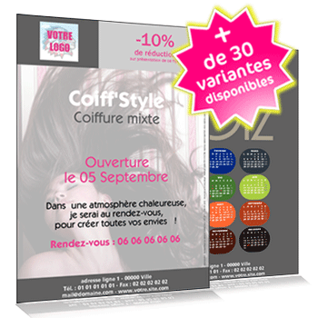 Personnaliser et commander OLD - Flyer pour Prise de Rendez vous chez votre Coiffeur
