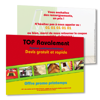 Commande  SAINT MARTIN D'AUBIGNY, Flyer ravalement et isolation exterieure