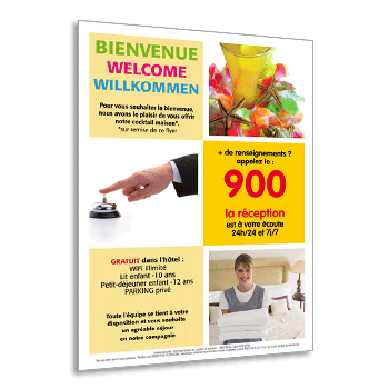 Commande  Paris, Flyer A5 Recto Guest Directory