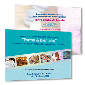 Commande  pont-aven, Flyer A5 Recto Verso Bien tre & Beaut