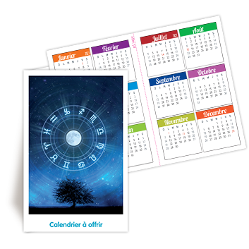 Commande  Vlizy-Villacoublay, Calendrier de Poche 2024 Zodiaque