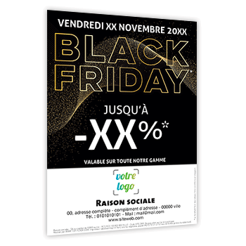 Personnaliser et commander Flyer black friday  personnaliser