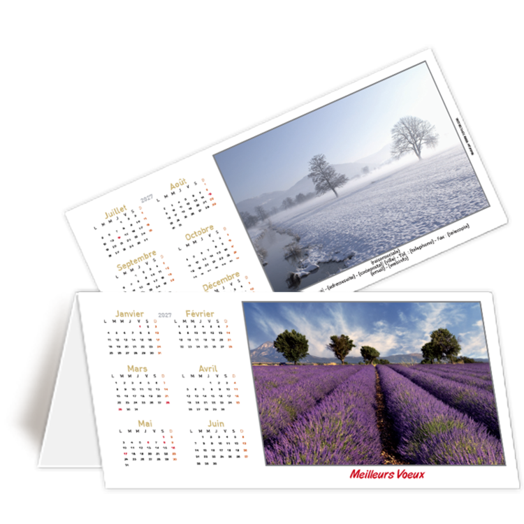 Commande � S�reilhac, Calendrier Chevalet 2027