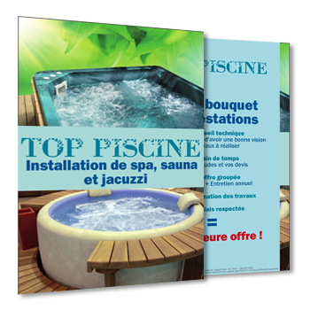 Commande  Crest, Flyer installation dun spa, sauna, jacuzzi ou hammam