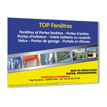 Personnaliser et commander Flyer pose de fentres ou verandas