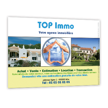 Commande  Jarmenil, Crez votre flyer A6 Recto avec 3 visuels