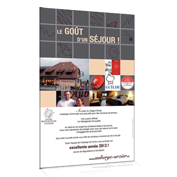 Personnaliser et commander OLD - Auberge Union - Flyer A4 avec 2 plis - 170 g