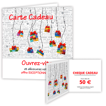 Personnaliser et commander Carte Cadeau - Chque cadeau de 50 euros