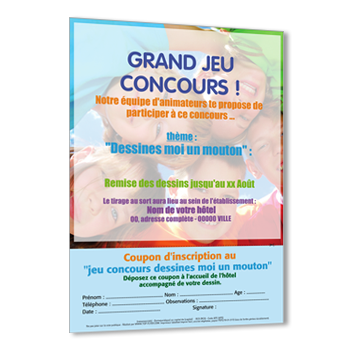 Personnaliser et commander Flyer opration pour enfants A5 Recto