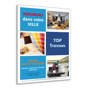 Commande  paimpont, Flyer bricolage et peinture nuancier