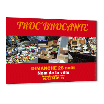 Personnaliser et commander Flyer brocante & vide-grenier