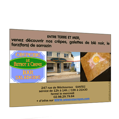 Personnaliser et commander BISTROT A CREPES - Flyer A5 Recto