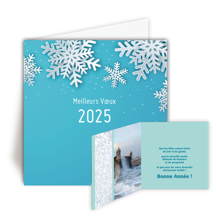 Personnaliser et commander Carte de Voeux 2025 Etoiles de mer