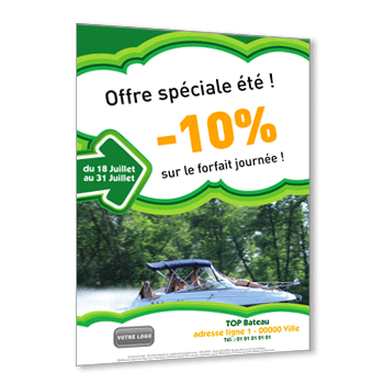 Personnaliser et commander Flyer Location de Bteaux et Sports Nautiques