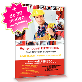 Personnaliser et commander OLD - Flyer A5 Dpannage eletricit