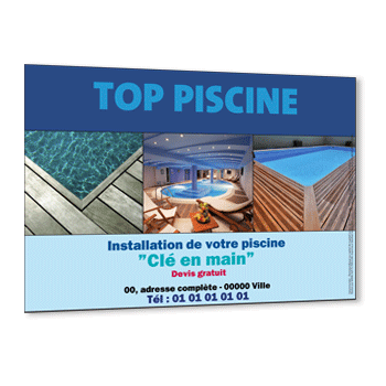 Personnaliser et commander Flyer piscine en kit et Spa en bois naturel