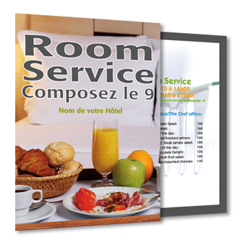 Personnaliser et commander Flyer Room Services A5 Recto-Verso