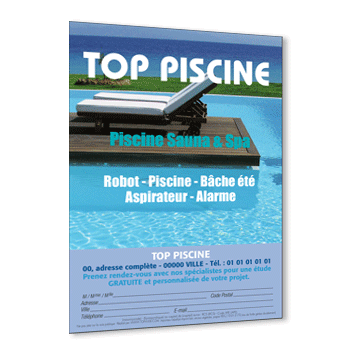 Personnaliser et commander Flyer Spa pool et sauna  construire