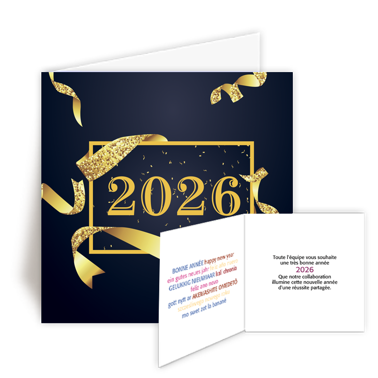 Personnaliser et commander Carte de Voeux 2026 Nol Solidaire