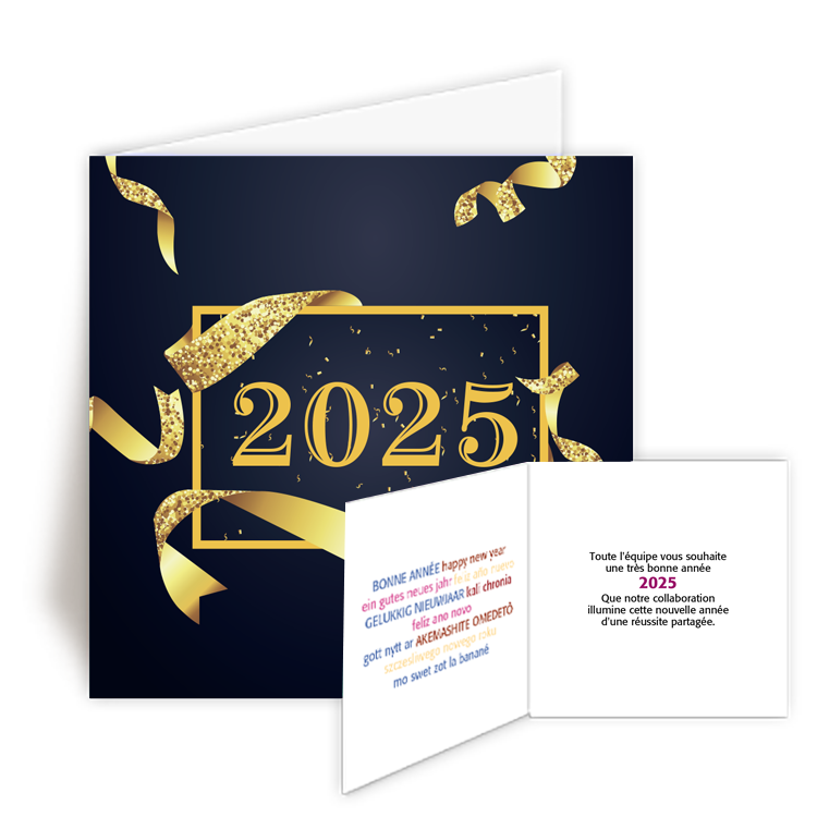 Personnaliser et commander Carte de Voeux 2025 Nol Solidaire