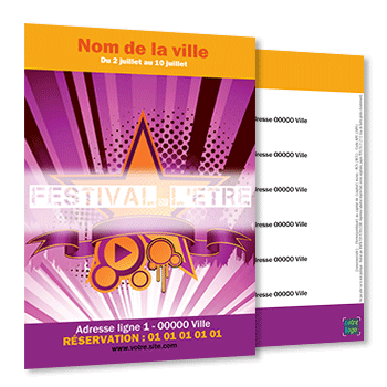 Personnaliser et commander Flyer Festival Fest Noz & Bretagne