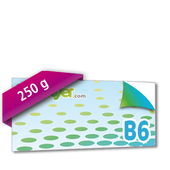 Personnaliser et commander Flyer B6 Recto-Verso Paysage 250g