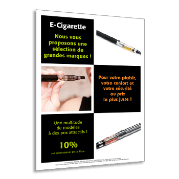 Personnaliser et commander Le flyer " vous de vapoter"