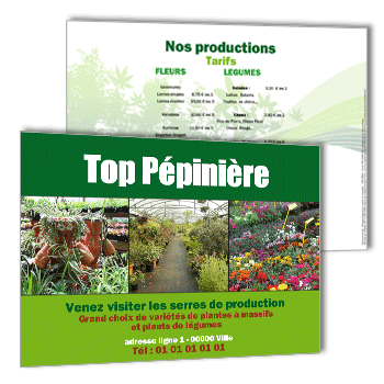 Personnaliser et commander Crez votre flyer A5 Vente de fleurs avec photos