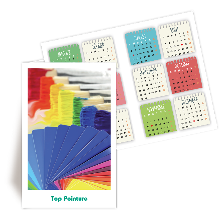 Personnaliser Calendrier de Poche 2025 BTP  personnaliser