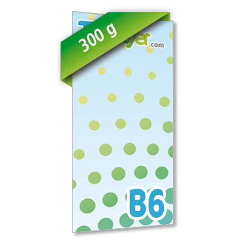 Personnaliser Flyer B6 Recto Portrait 300g