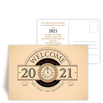 Carte Postale Happy New Year 21 Carte Postale Happy New Year 21