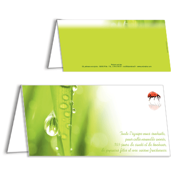 Carte De Voeux Chevalet 17 Zen Bien Etre