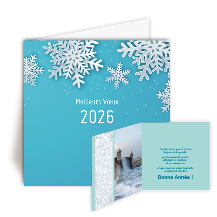 Personnaliser Carte de Voeux 2026 Etoiles de mer