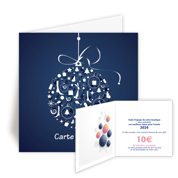 Personnaliser Carte Cadeau - Rduction immdiate pour la Saint Sylvestre