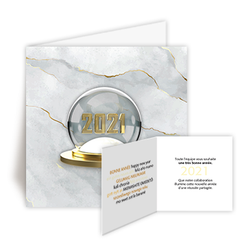 Carte De Meilleurs Voeux 21 Nature