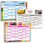 Calendrier publicitaire A4