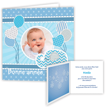 Personnaliser Faire-Part de Naissance Nol bb garon